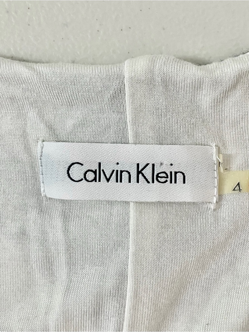 Calvin Klein Black and White Chevron Stripe Maxi Dress Size 4 - Picture 13 of 16